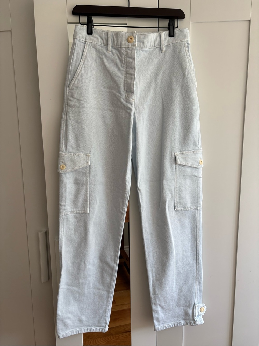 Aritzia Wilfred Light Blue Modern Cargo Pants